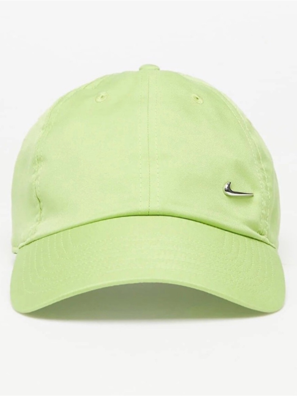 Nike Logo Metal Swoosh Heritage86 Adjustable Hat - Neon Green